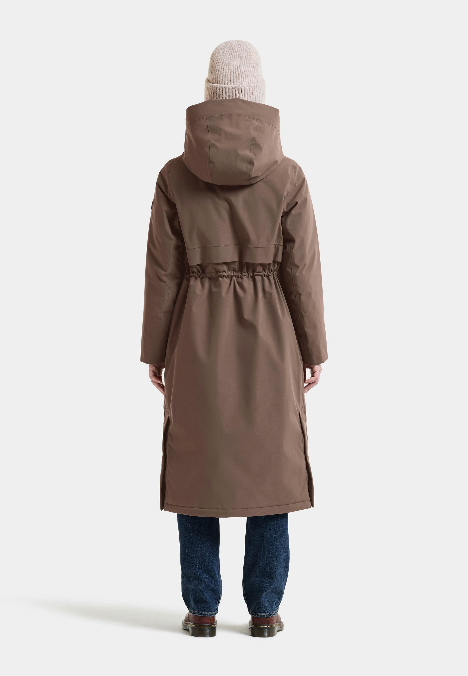 Didriksons Winterjacke Damen Wintermantel Wasserdicht MELODY mit Kapuze mit Taschen – Bild 4 von 5