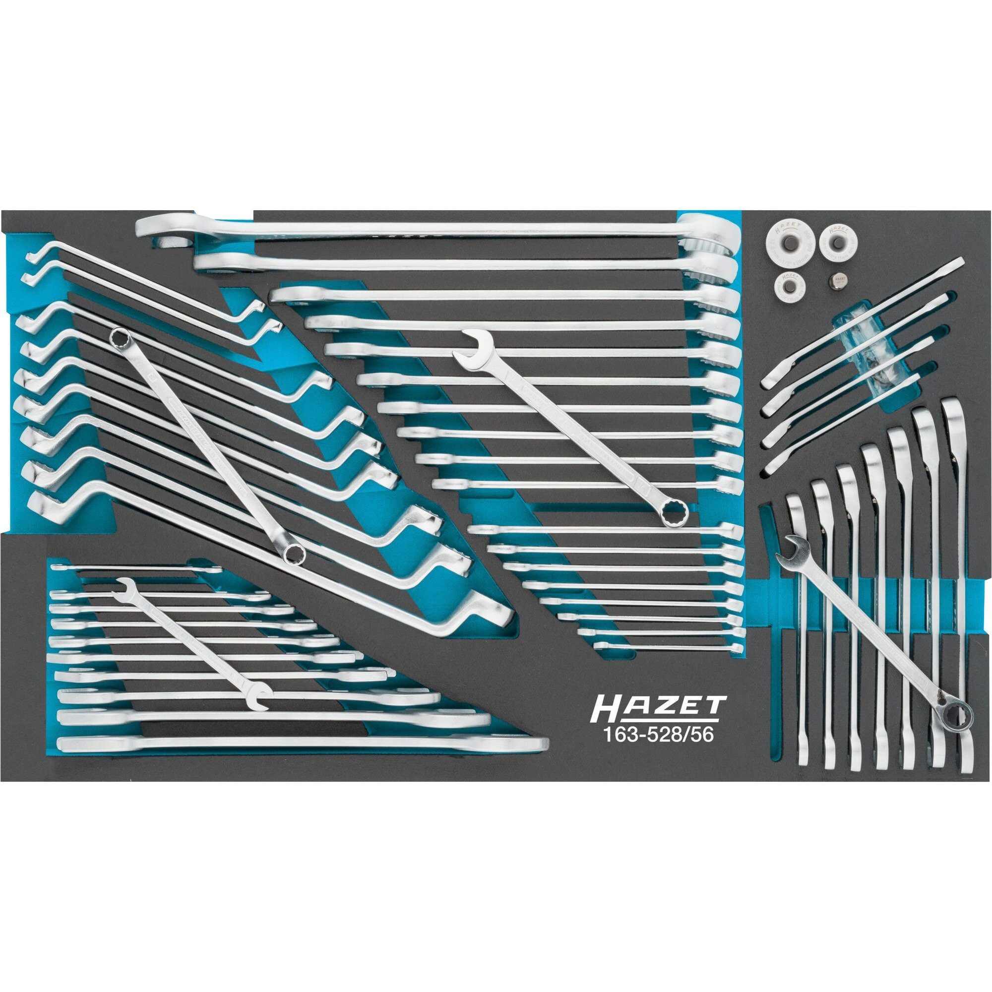HAZET Werkzeugset Hazet Schraubenschlüssel-Satz 163-528/56, Größe
