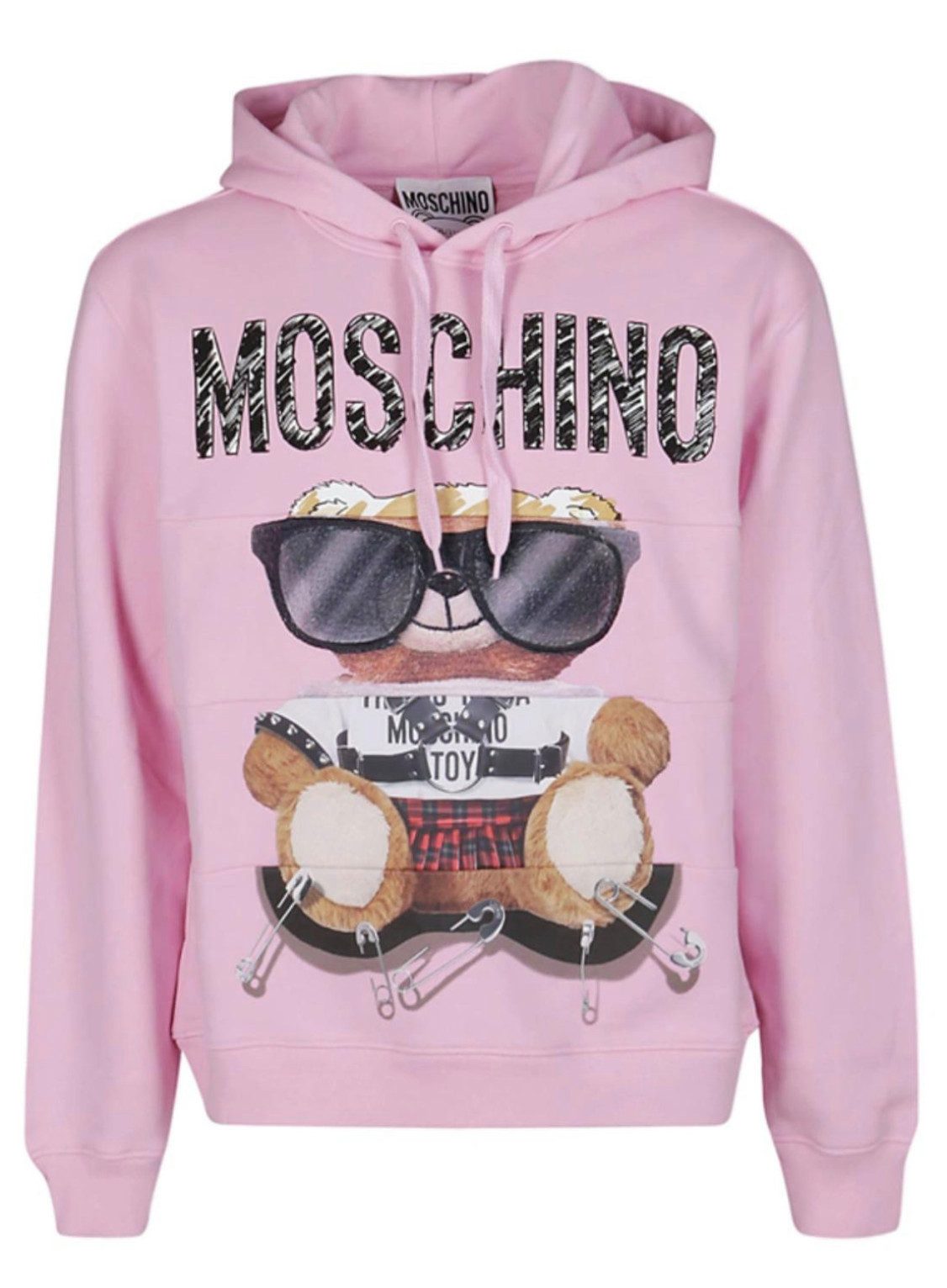 Moschino Hoodie Couture Teddy Bear NOT A TOY TEDDY BÄR