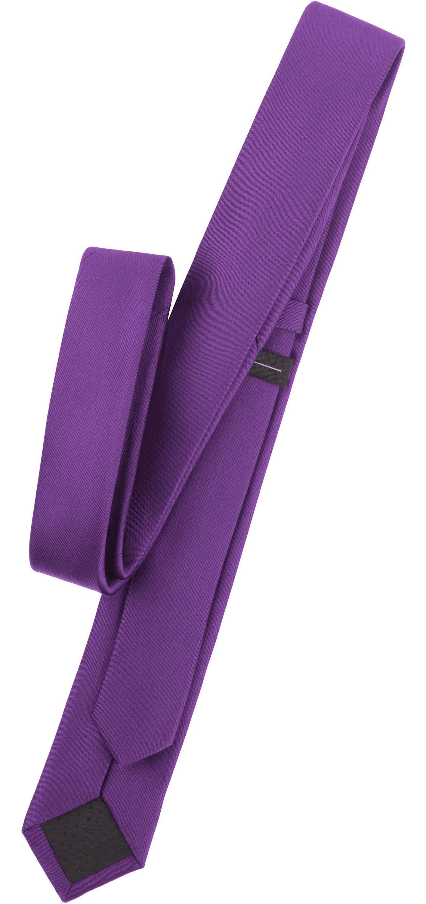 5cm) Krawatte Krawatte (Set, 1-St) (150cm Dunkel Schmale violett SP-5 Herren Ladeheid x