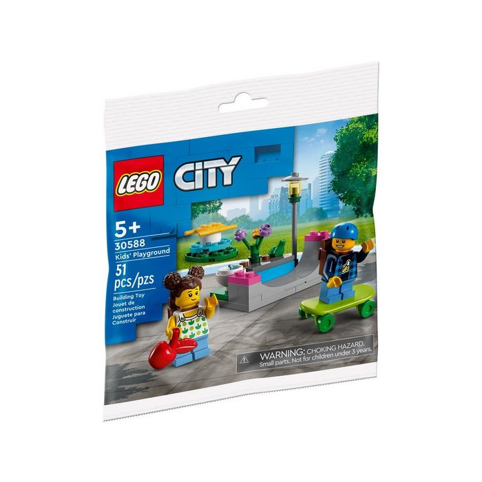 LEGO® Konstruktionsspielsteine LEGO® City Polybag - Kinderspielplatz (Set 51 St)