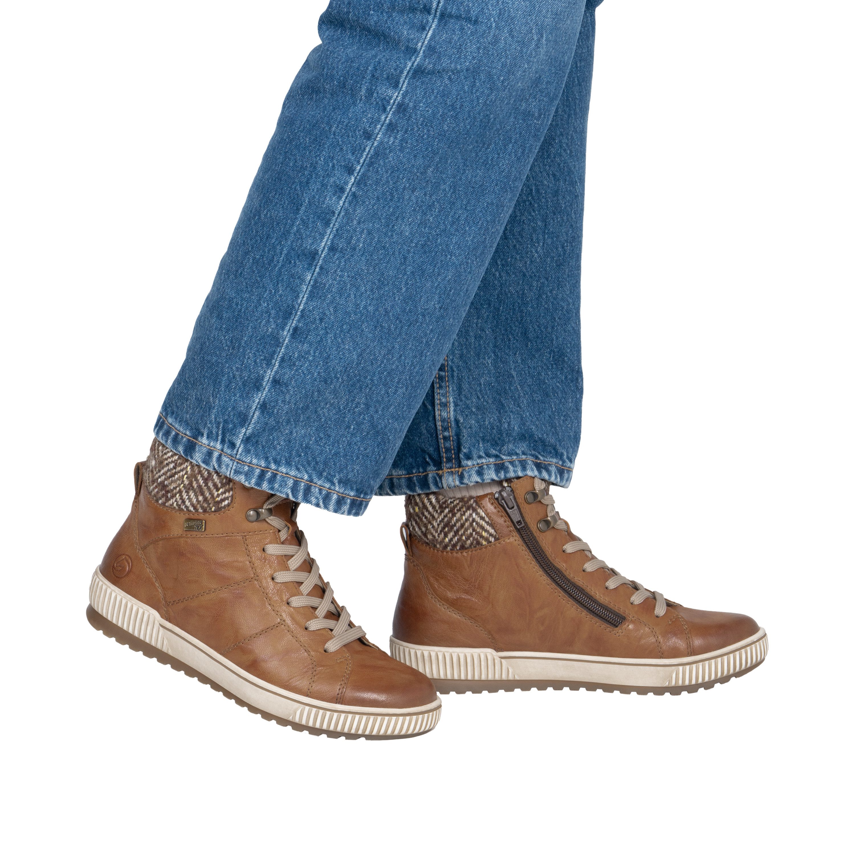 Remonte Winterboots Schnürboots mit wasserabweisender TEX-Membrane, Used-Optik – Bild 2 von 5
