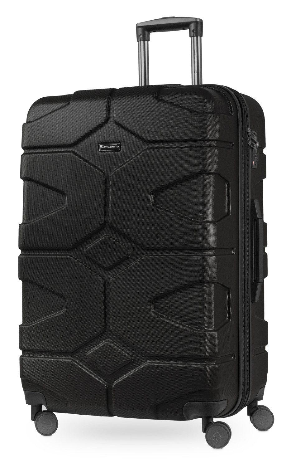 Hauptstadtkoffer Trolley X-Kölln, 4 Rollen, Großer Hartschalenkkoffer Erweiterung TSA 76cm 120L