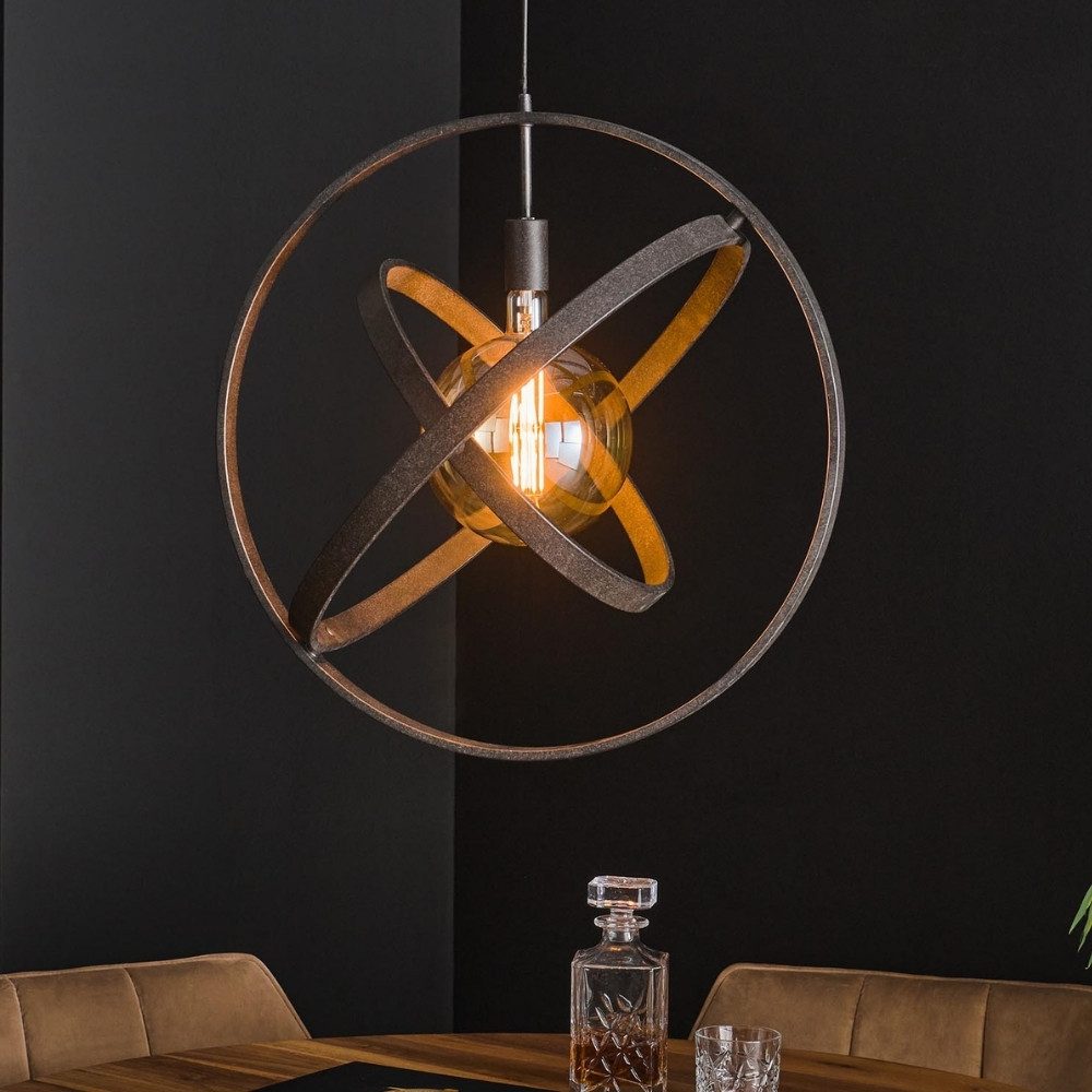 famlights Pendelleuchte famlights, Pendelleuchte Kaj in Altsilber E27