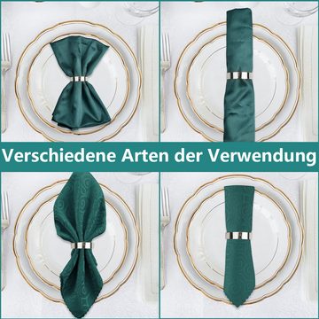 Juoungle Serviettenring Serviettenringe elegante Serviettenring Servietten schnallen Blätter