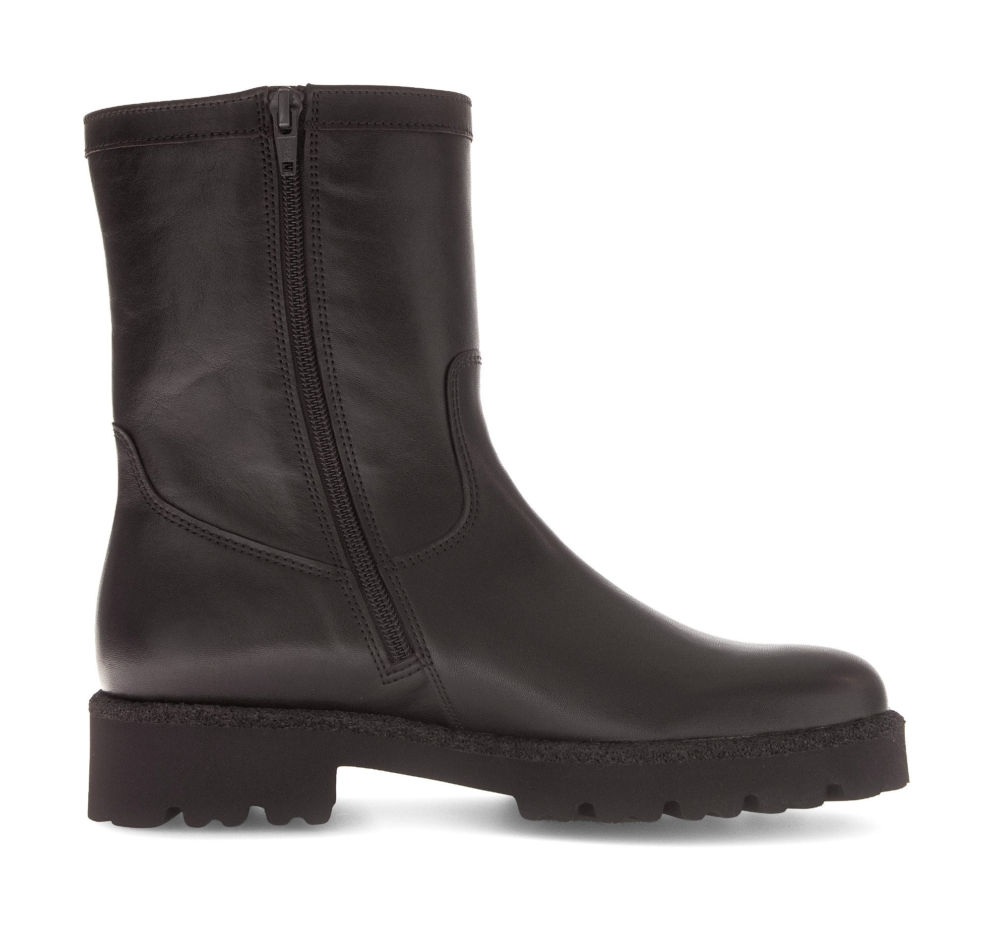 Gabor Bikerboots, Blockabsatz, Stiefelette, Herbstboots mit Innenreißverschluss