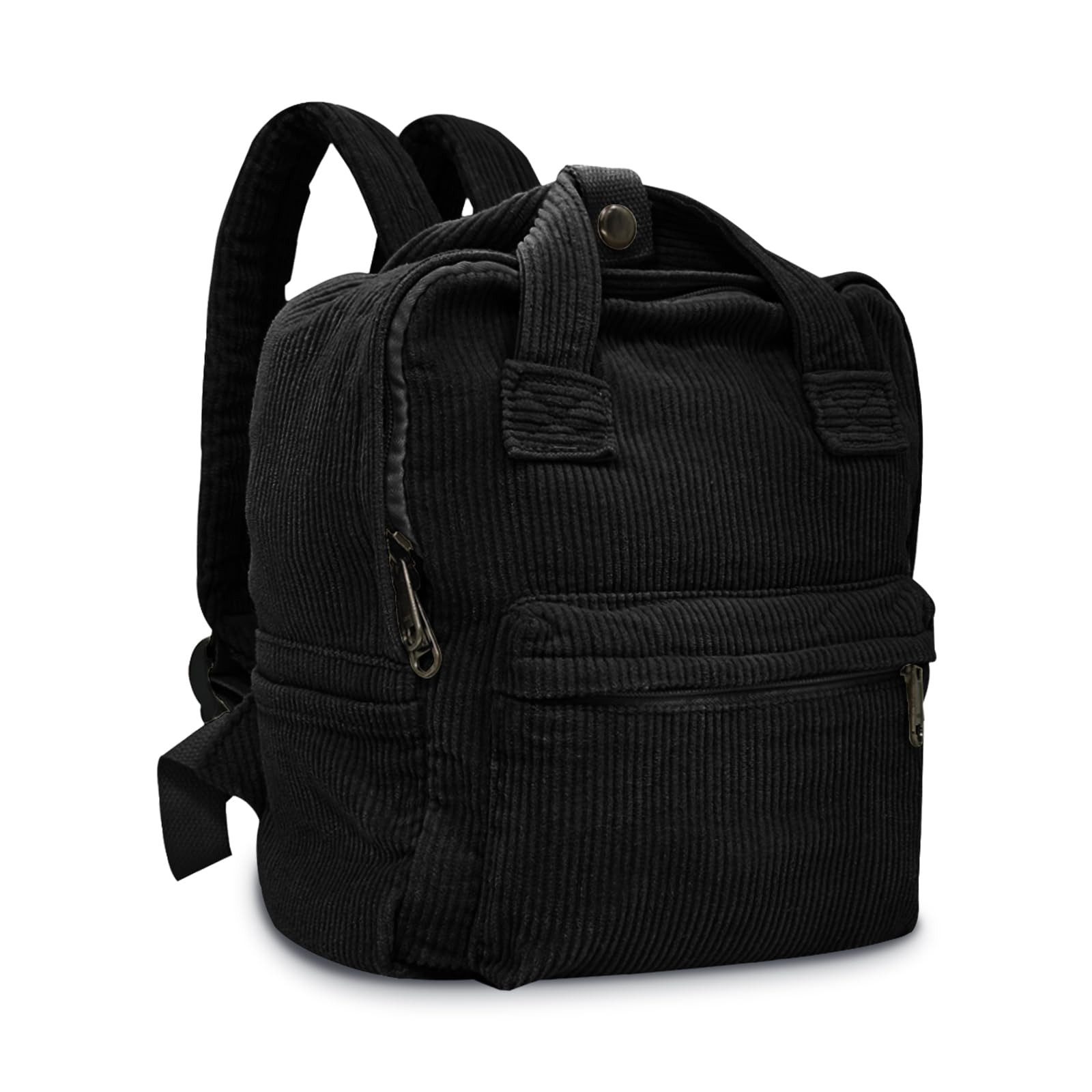 nsihing Rucksack Damen Canvas/Cord Cityrucksack Rucksäcke Daypacks, Rucksackhandtaschen Kinderrucksäcke für Schule Travel Arbeit