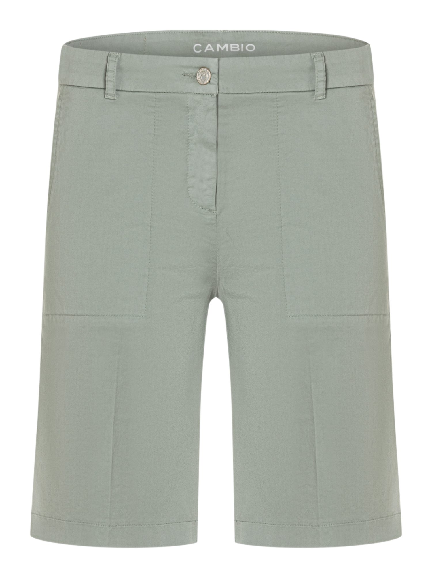 Cambio Stoffhose grün,Casual,Baumwolle,Unifarben,Regular Fit