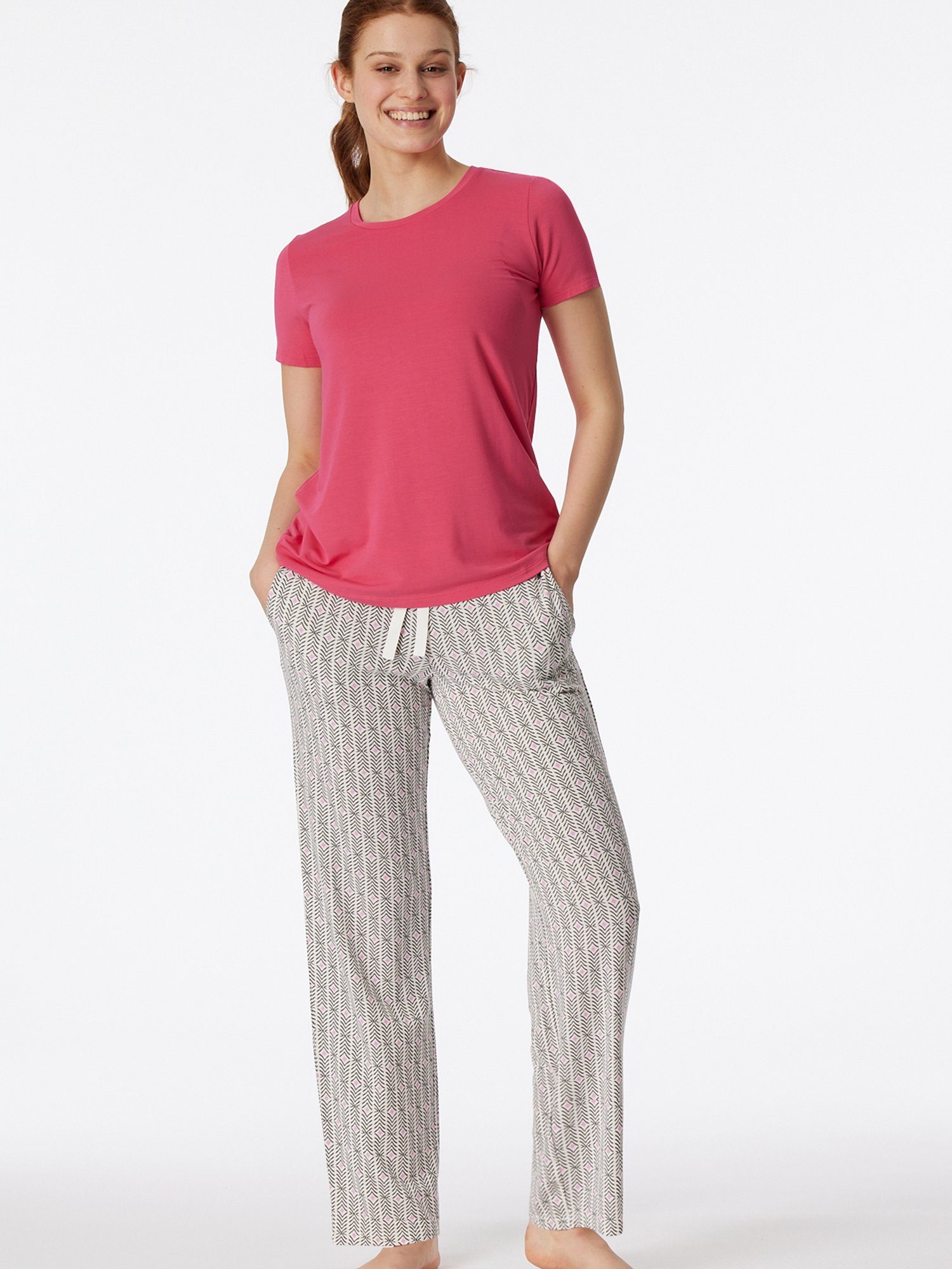 Schiesser Pyjamahose lang - Mix Relax schlaf-hose pyjama schlafmode
