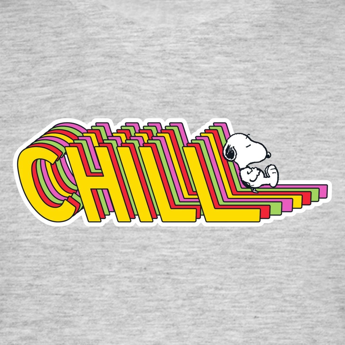 Spreadshirt T-Shirt Peanuts Snoopy Chill Männer T-Shirt (1-tlg)