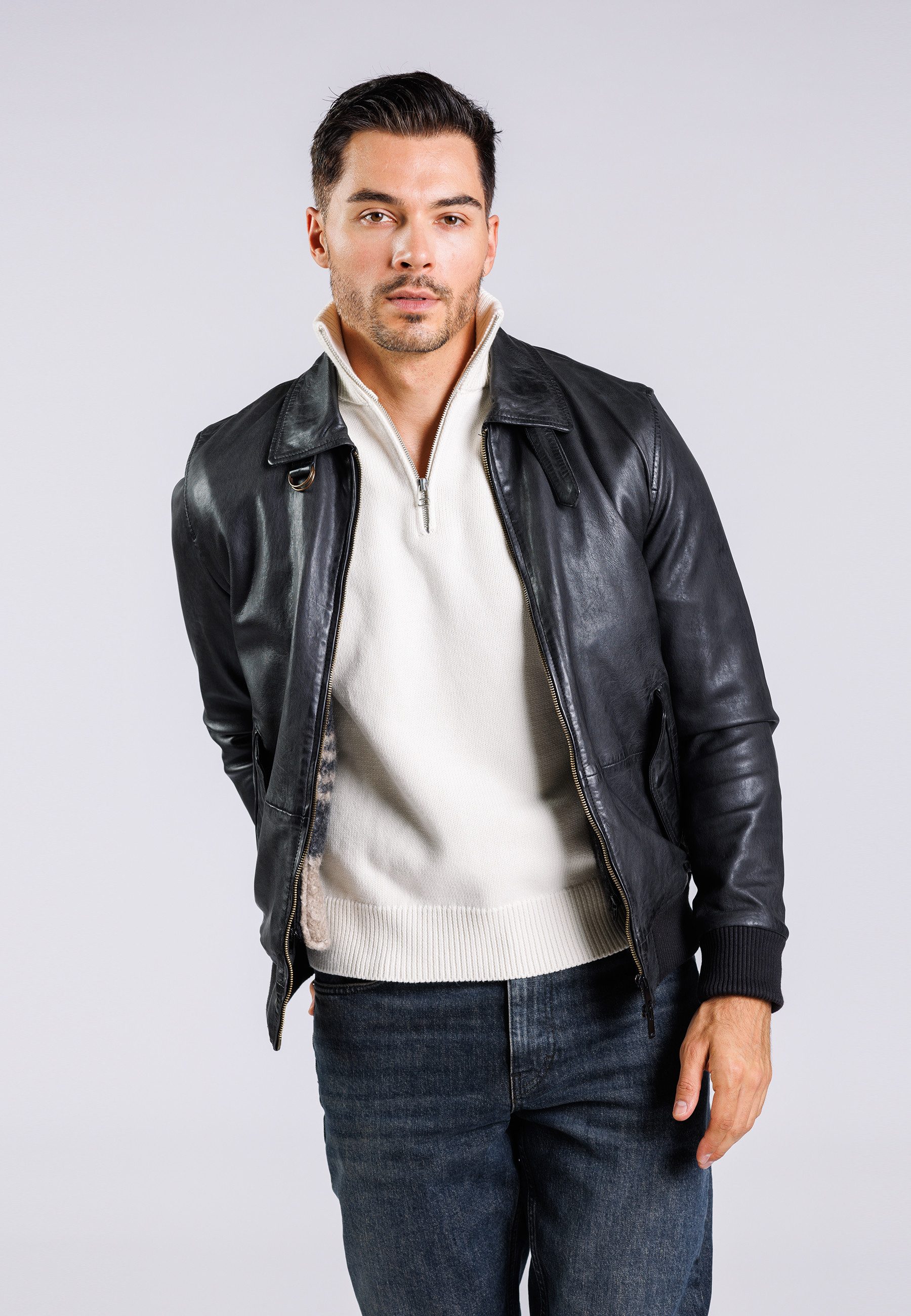 Lederjacke Do It!-FN