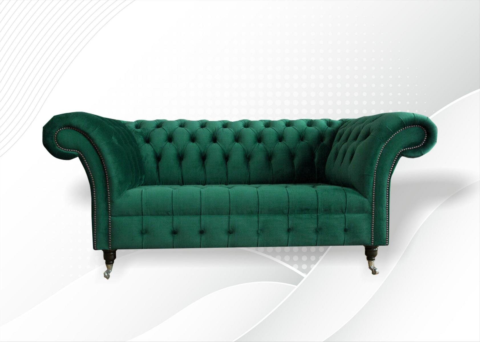 JVmoebel Chesterfield-Sofa, Chesterfield cm 2 Design 185 Sitzer Sofa Couch