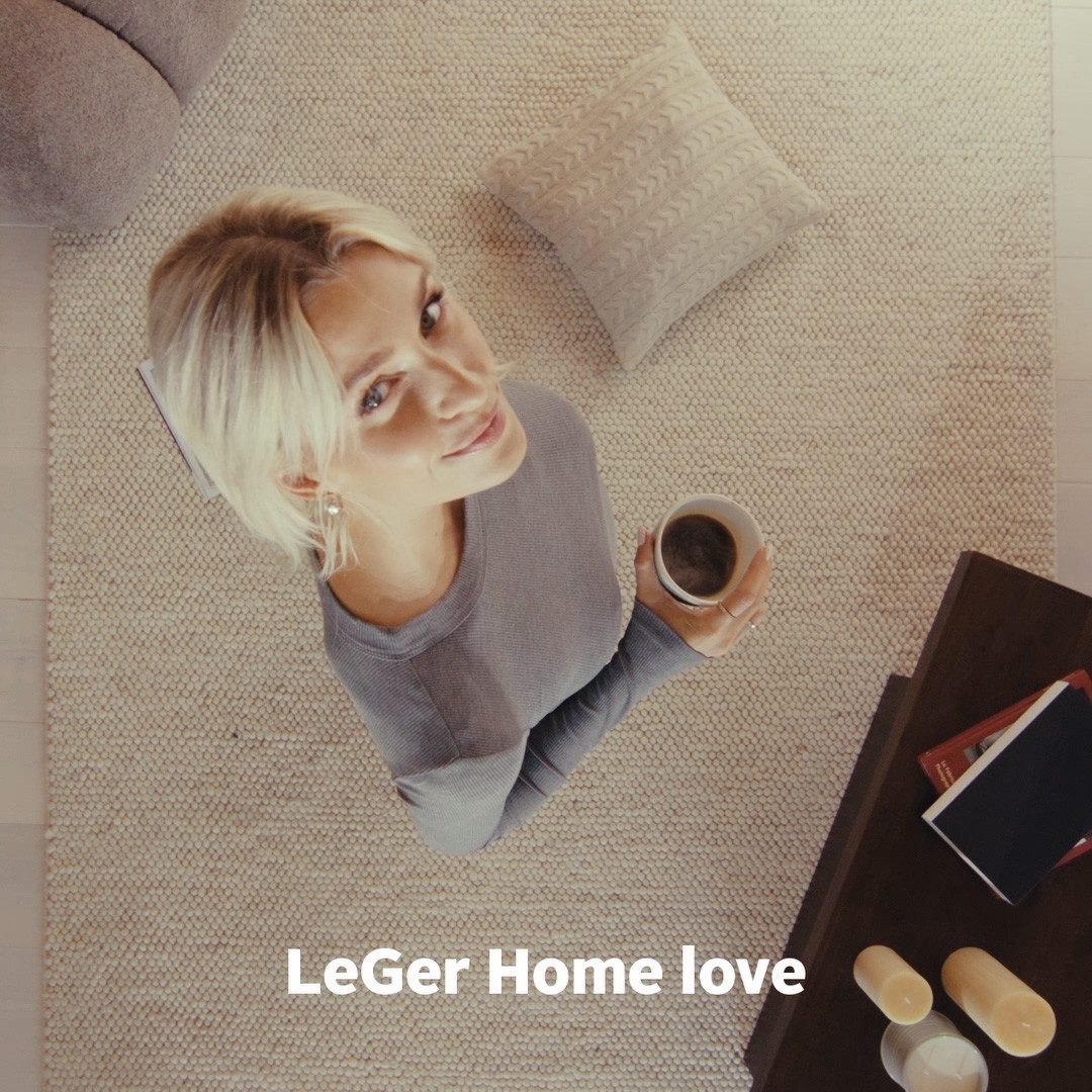 LeGer Home by Lena Gercke Wollteppich Ainhoa, handgewebt, Wolle, rechteckig, Höhe: 12 mm, einfarbig, Wolle, Teppich, Wohnzimmer, Schlafzimmer, Esszimmer – Bild 5 von 5