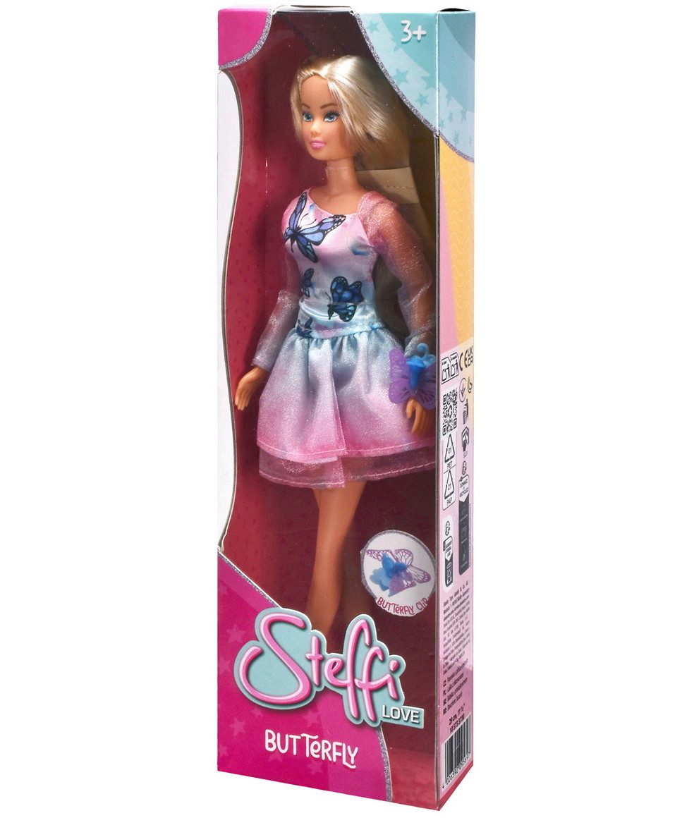 SIMBA Anziehpuppe Puppe Steffi Love Butterfly Kleid im Schmetterlingslook 105733730