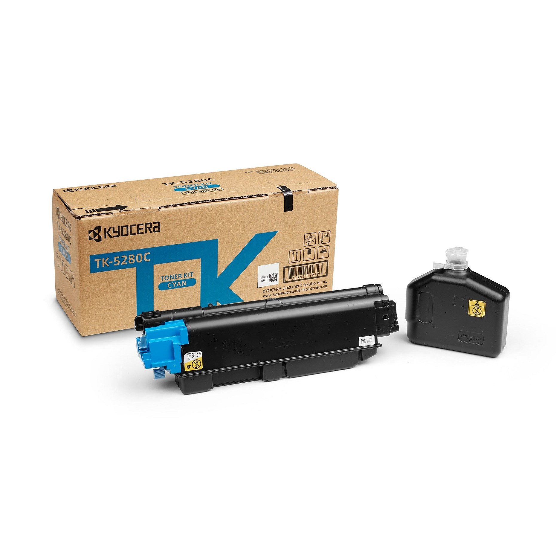 KYOCERA Toner Tonerkartusche Druckerpatrone Tonerkassette Spar-Set, 1-tlg., Originalzubehör, Cyan, für ECOSYS P6235/M6235/M6635