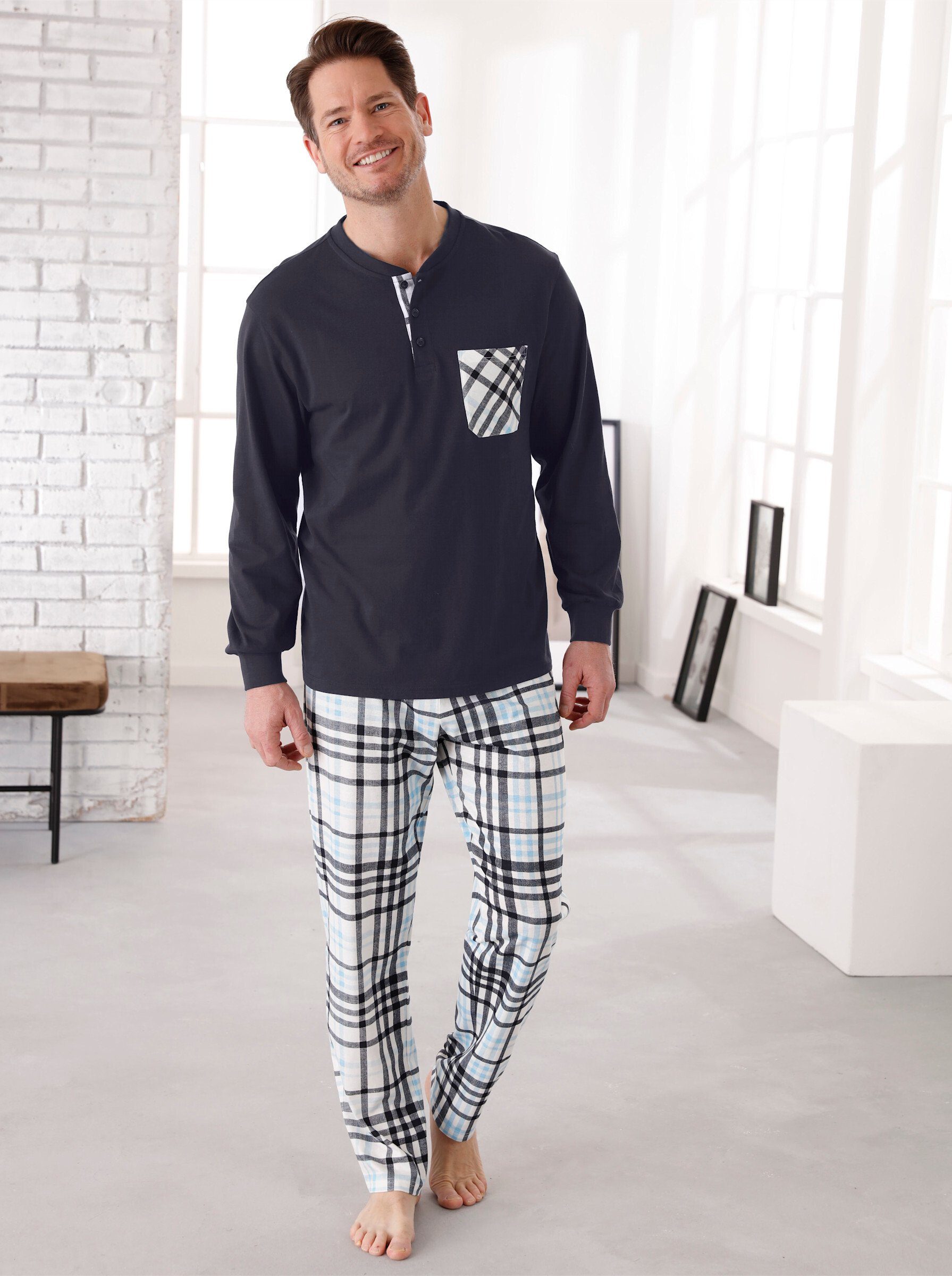 Herren Satin Schlafanzug Hose - Bequeme Pyjama Hose Aus Seidenoptik