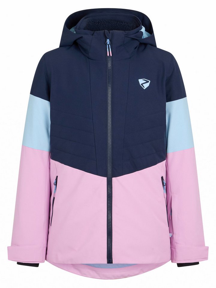Ziener Skijacke ARISA-Z AQUASHIELD® MÄDCHEN wasser- u. winddicht, atmungsaktiv, warm, reflektierende Elemente