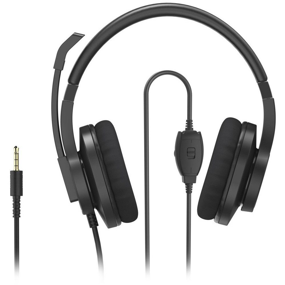 Hama Hama HS-P350 V2 Headset schwarz - PC-Headset PC-Headset (Stereo-Kopfhörer, Stereo-Kopfhörer)