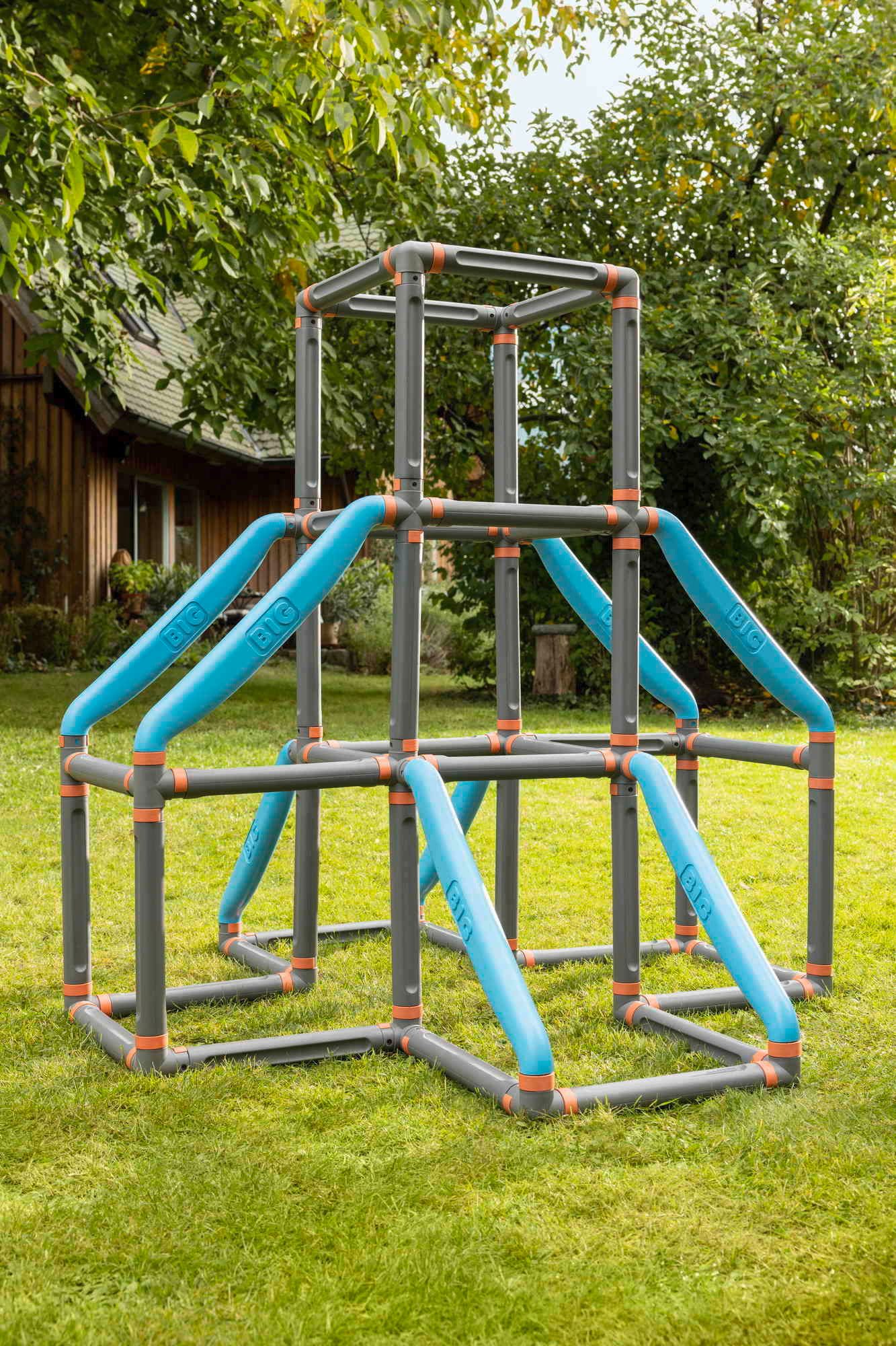 BIG Klettergerüst BIG Outdoor Spielzeug Klettergerüst Kraxxl The Tower 184 Teile 8000557
