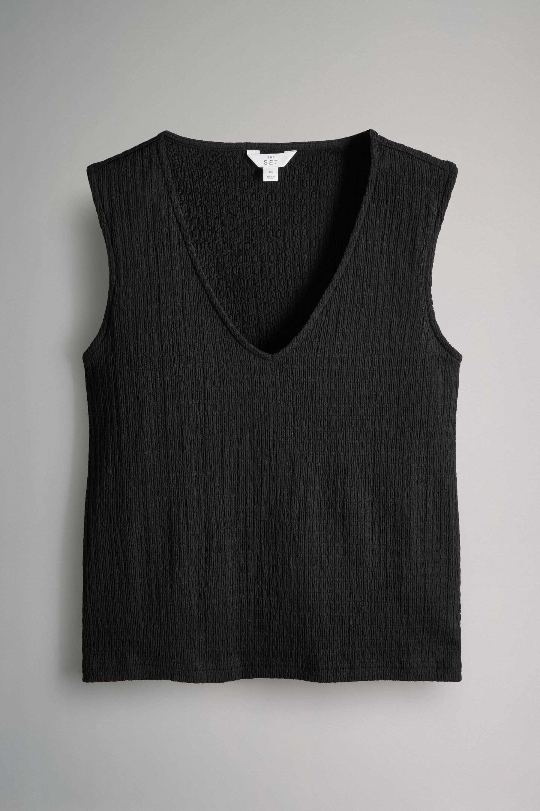 The Set Top & Hose The Set Strukturiertes T-Shirt + Hose im Set (2-tlg) günstig online kaufen