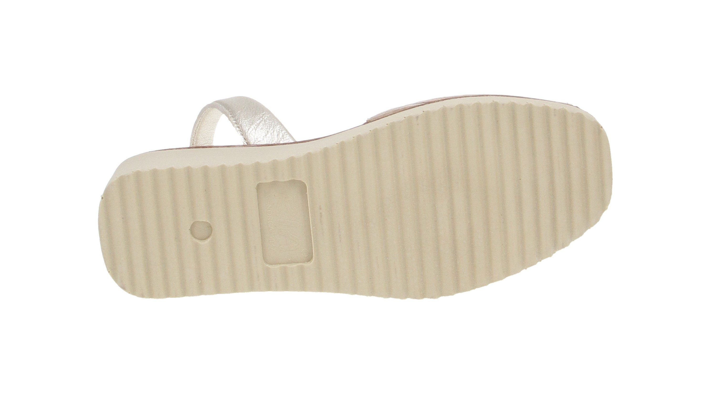 Ria Menorca 22950 Plataforma Berlin-MetalgrainPearl-37 Sandale