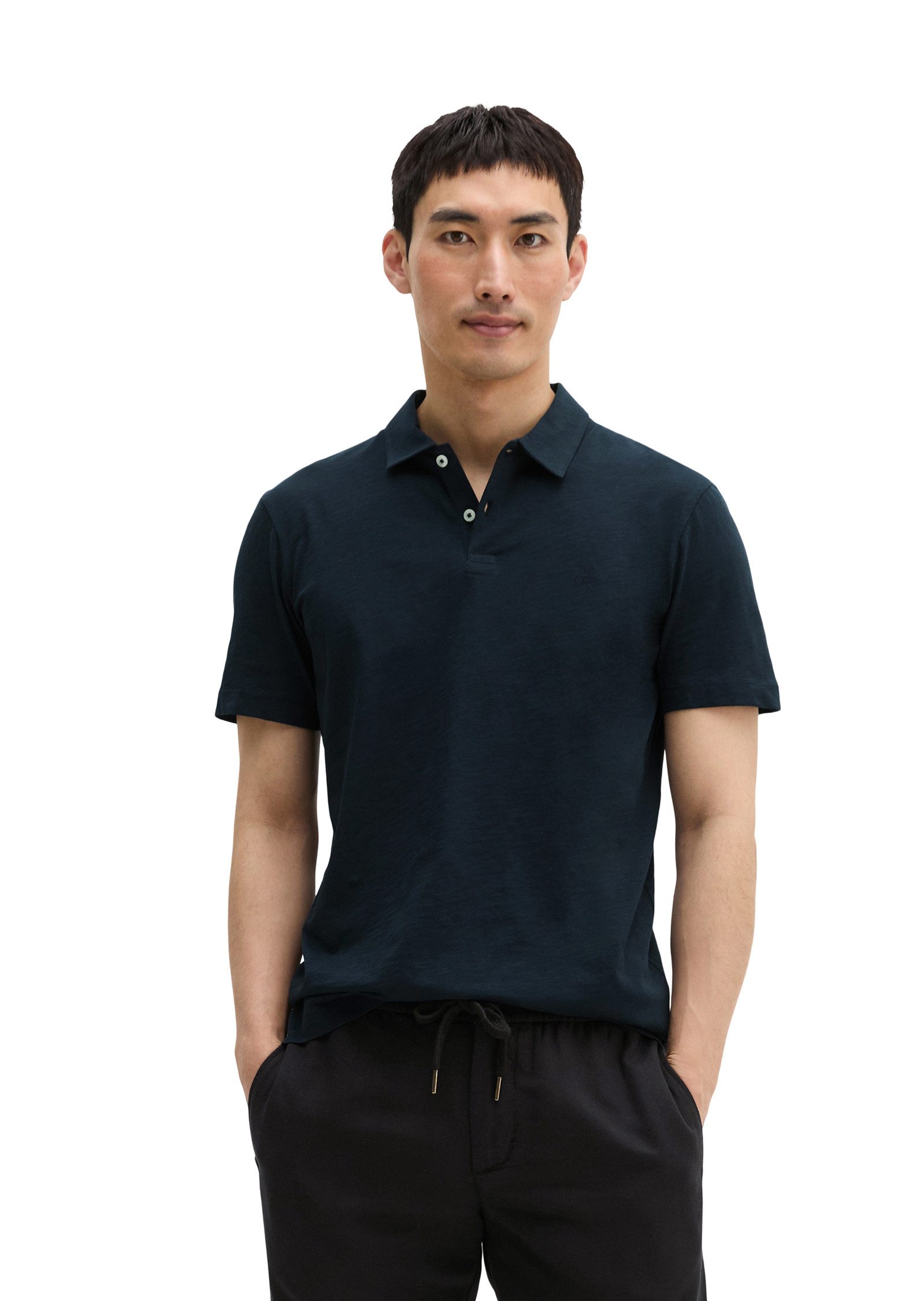 Marc O'Polo Poloshirt aus reiner Bio-Baumwolle