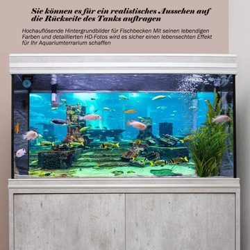 zggzerg Aquarienrückwand Zggzerg Unterwasser Poster Aquarium Wanddekoration