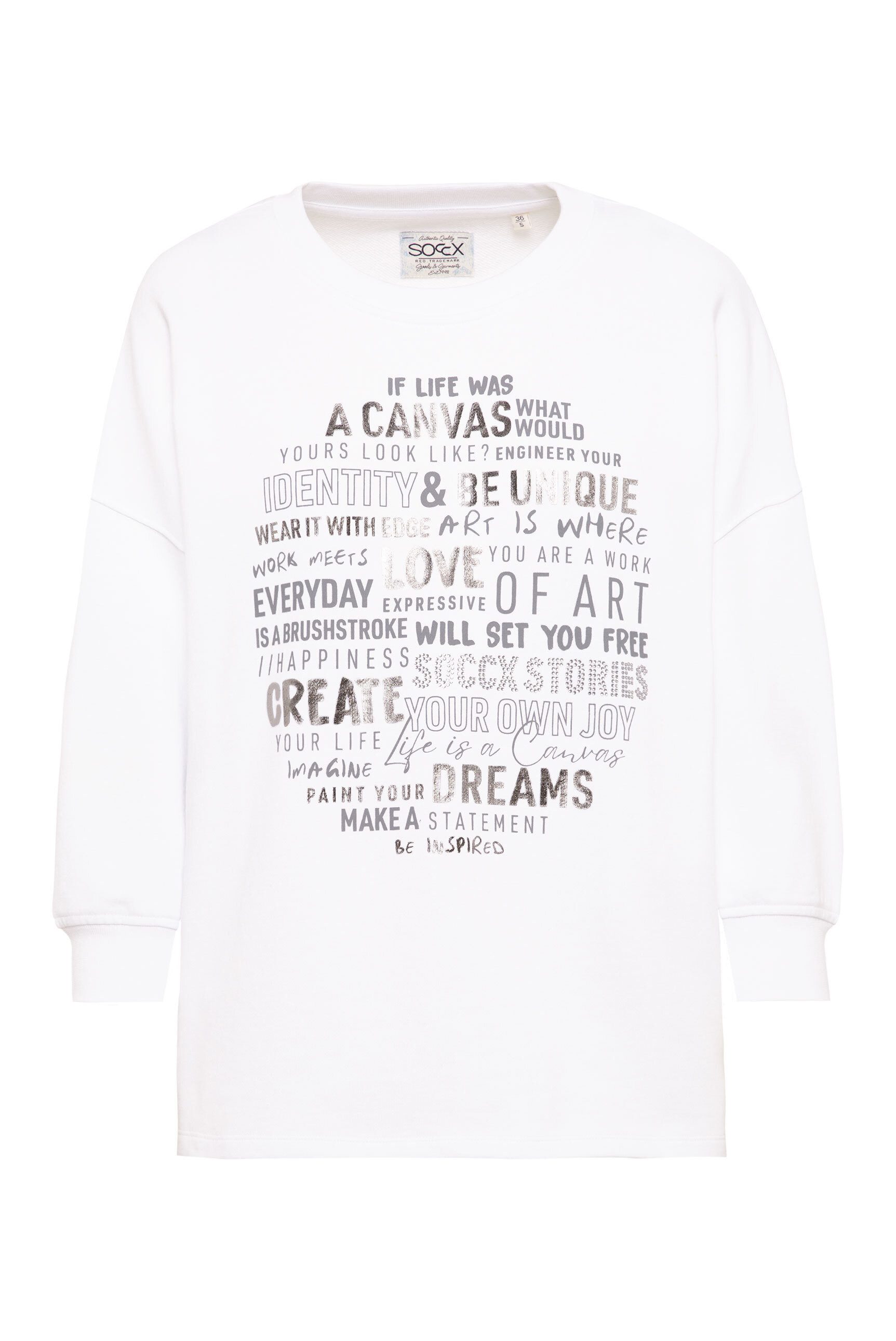 SOCCX Sweater, mit überschnittenen Schultern günstig online kaufen