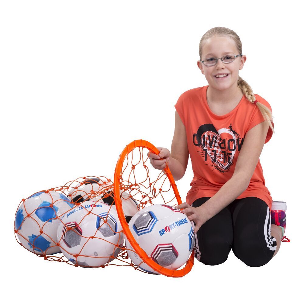 Sport-Thieme Balltasche Balltragenetz mit Ring, Für bis zu 20 Bälle der Größe 5 oder 12 Gymnastikbälle