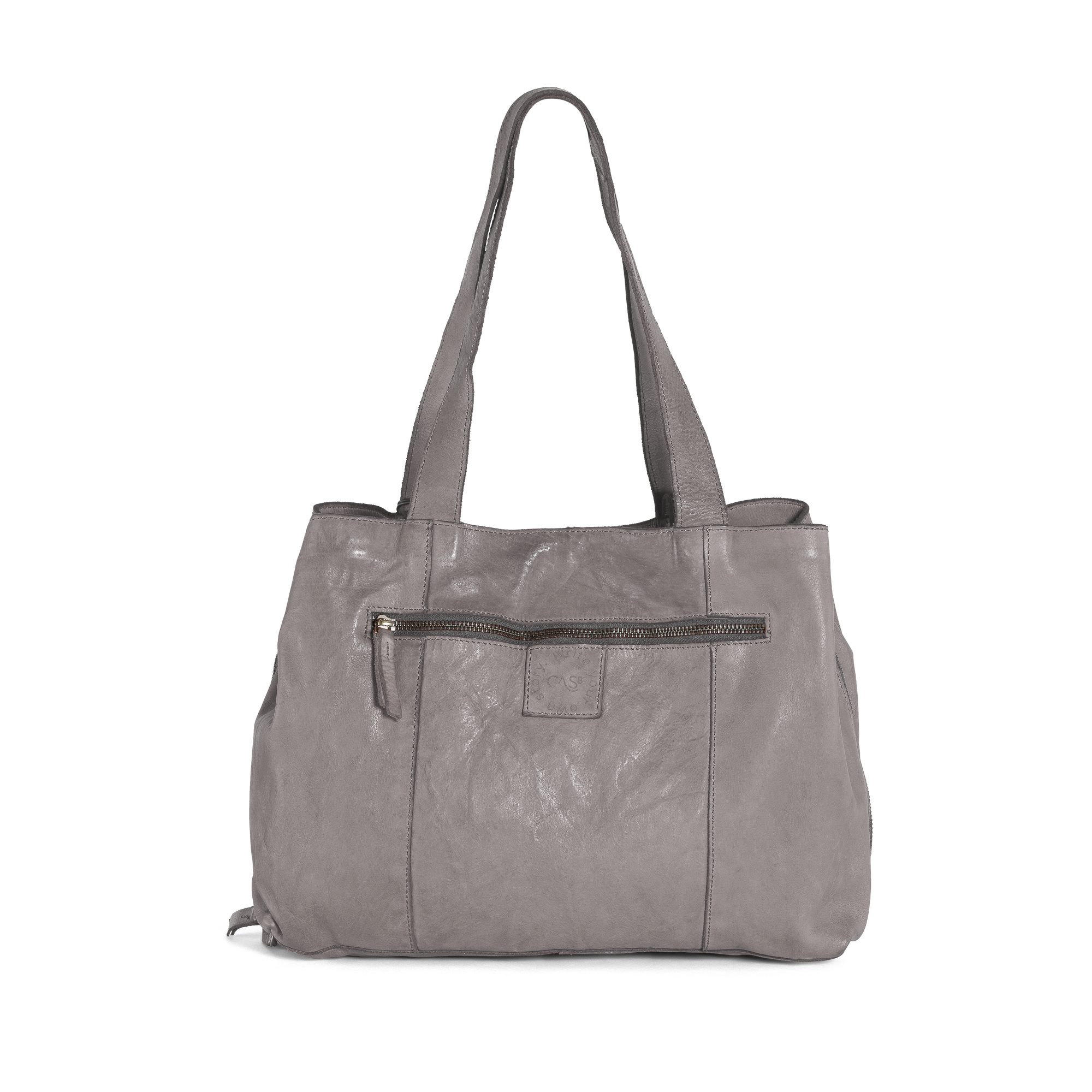 Cas8 Shopper Cas8 LEYLA - Damen Leder Tasche, Schultertasche mit vielen Fächern