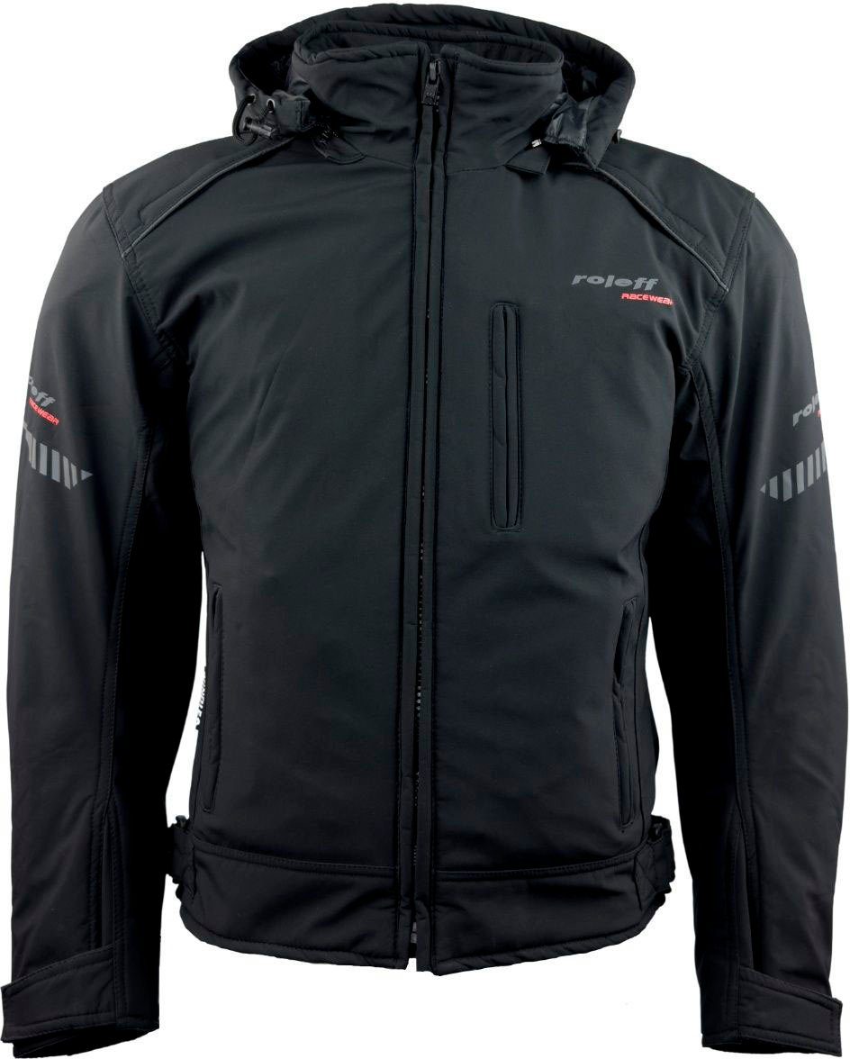 Sicherheitsstreifen Softshell 4 Motorradjacke RO 1513 roleff Taschen, mit Belüftungslöcher, 7