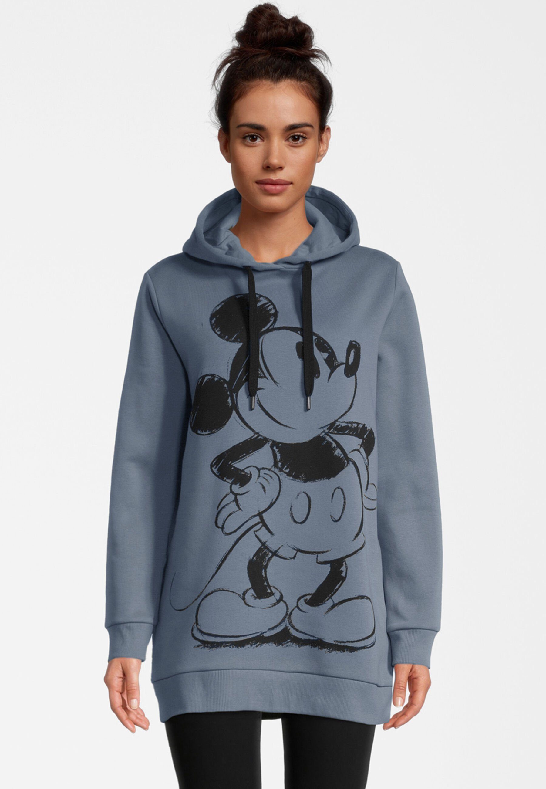 COURSE Kapuzenpullover Mickey Mouse Retro hellblau