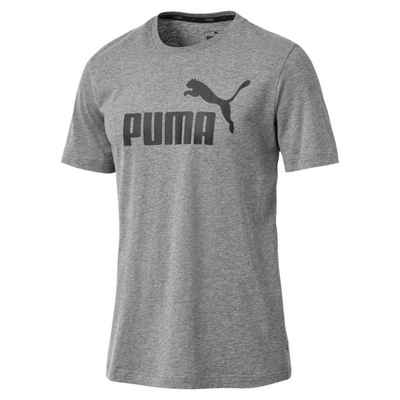 PUMA T-Shirt Herren T-Shirt - ESS Logo Tee, Rundhals