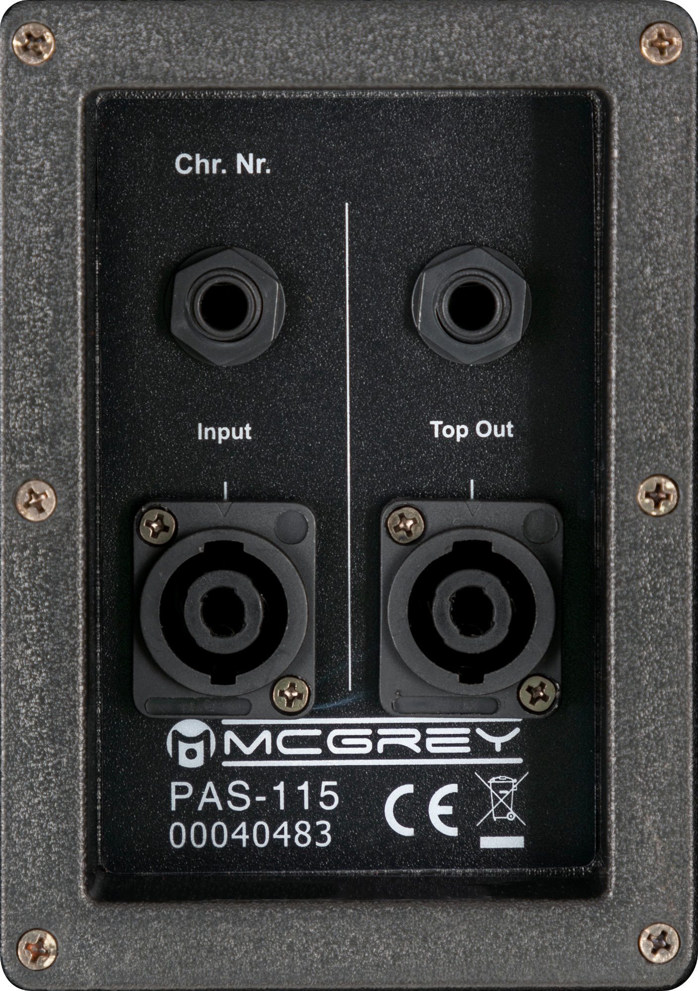 McGrey PAS-115 15" (38 cm) passives Subwoofer - Bassreflex-Kanäle Subwoofer (N/A, 300 W, SPK-Anschluss In/Out)