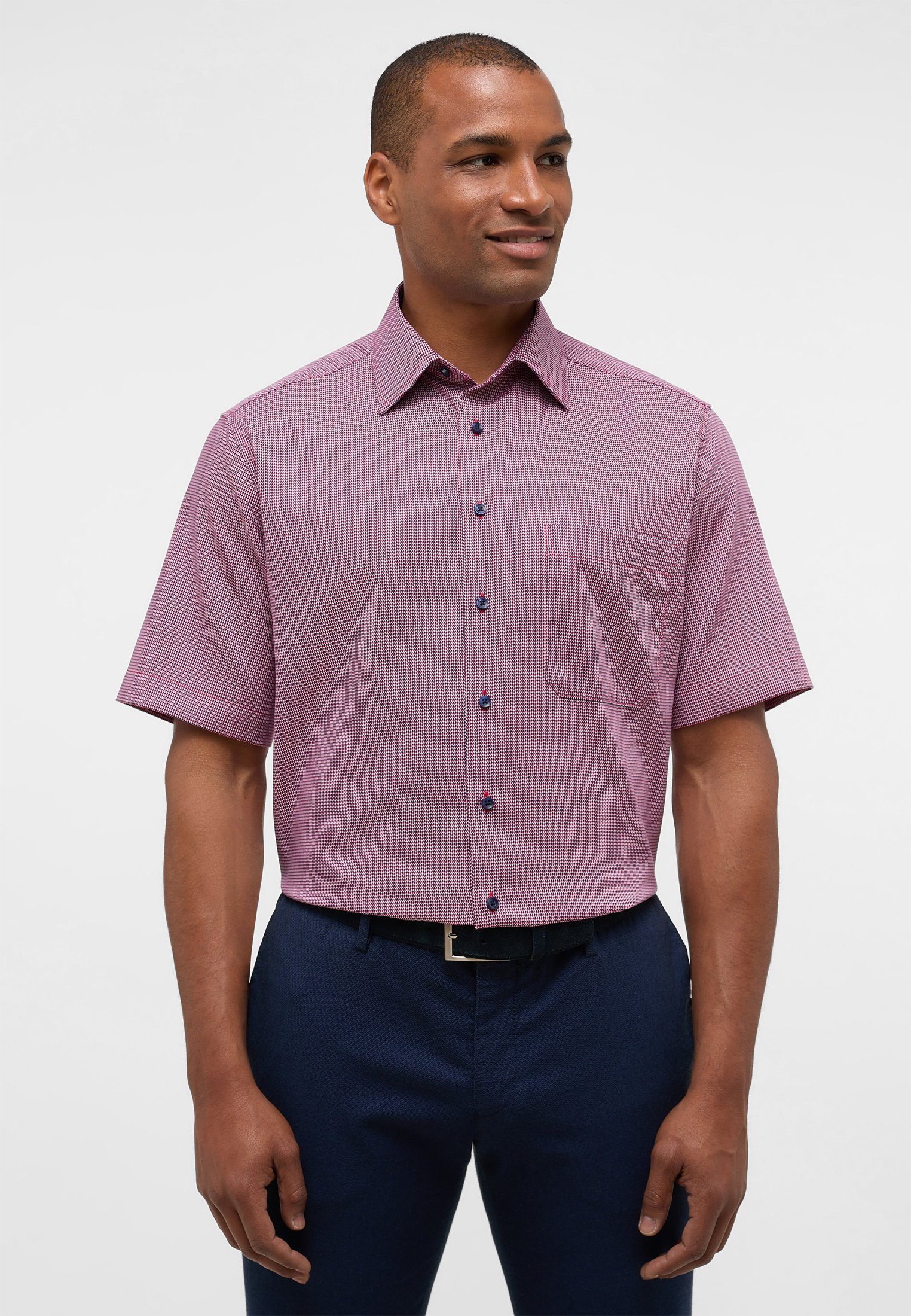 Eterna Kurzarmhemd COMFORT FIT günstig online kaufen