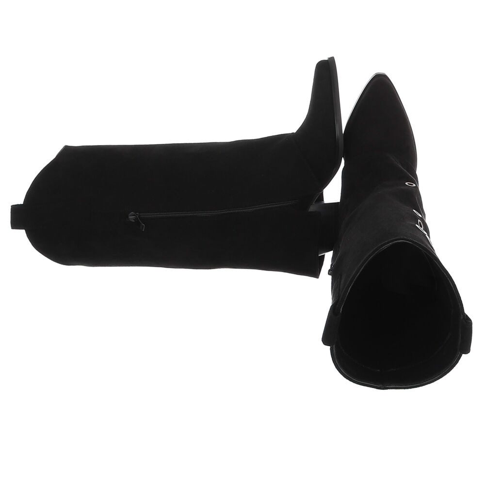 Ital-Design Modische Stiefel mit Metallösendetails für Damen Westernstiefel günstig online kaufen