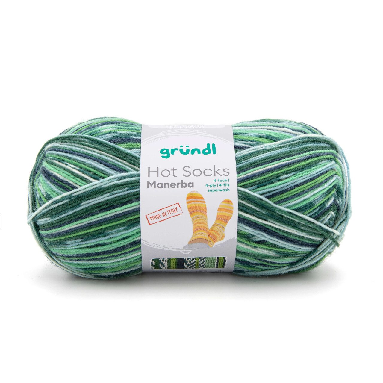 Gründl Gründl Wolle Hot Socks Manerba 4-fach 100 g Häkelwolle