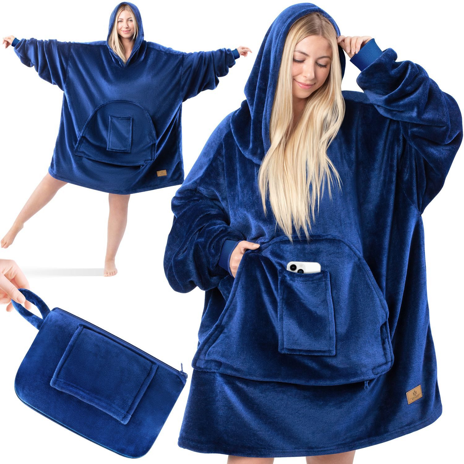 Wohndecke, KESSER, Hoodie Decke Kuscheldecke mit günstig online kaufen
