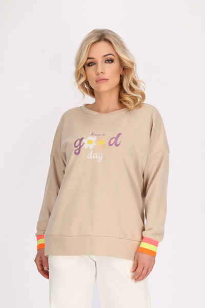 Worldclassca Sweatshirt Worldclassca Damen Sweatshirt "GOOD DAY "Langarmshirt Pullover Neu