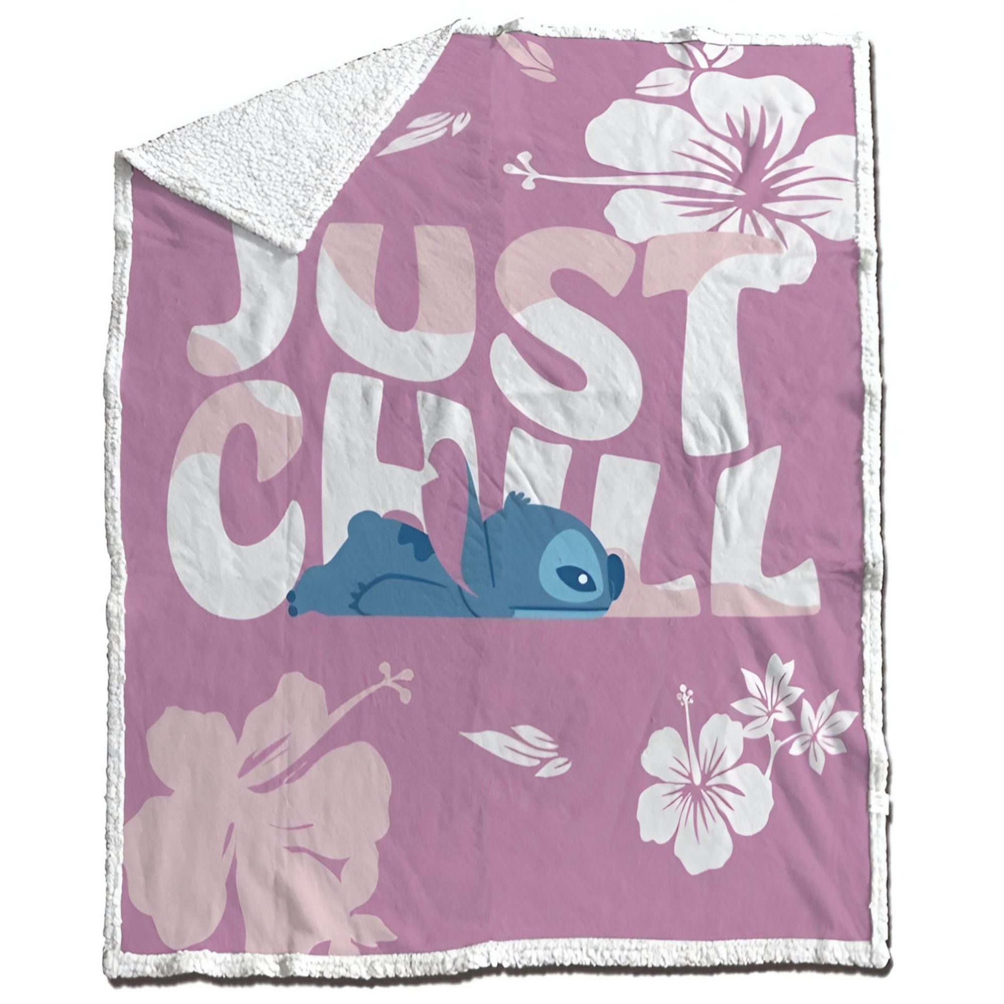 Wohndecke Disney Lilo und Stitch Coral Decke warme Kuscheldecke 130x170 cm, Disney