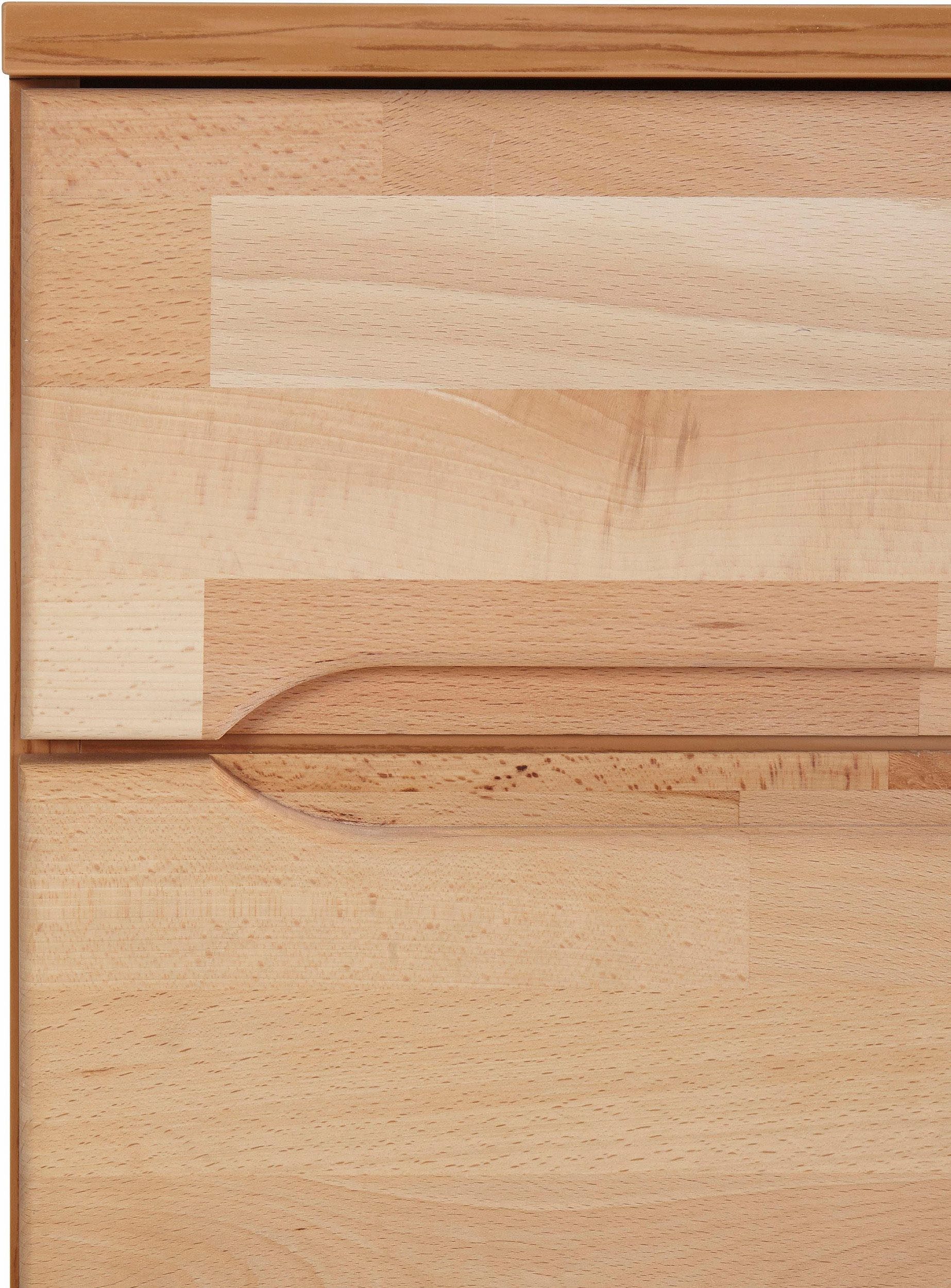 OTTO home Vitrine VETRO: Fronten aus Massivholz, Korpus aus Melamin,Griffmulden Kernbuche B/T/H:90/40/145,5cm,6Variable einlegeboden,10 Fächer,Glastür – Bild 4 von 5