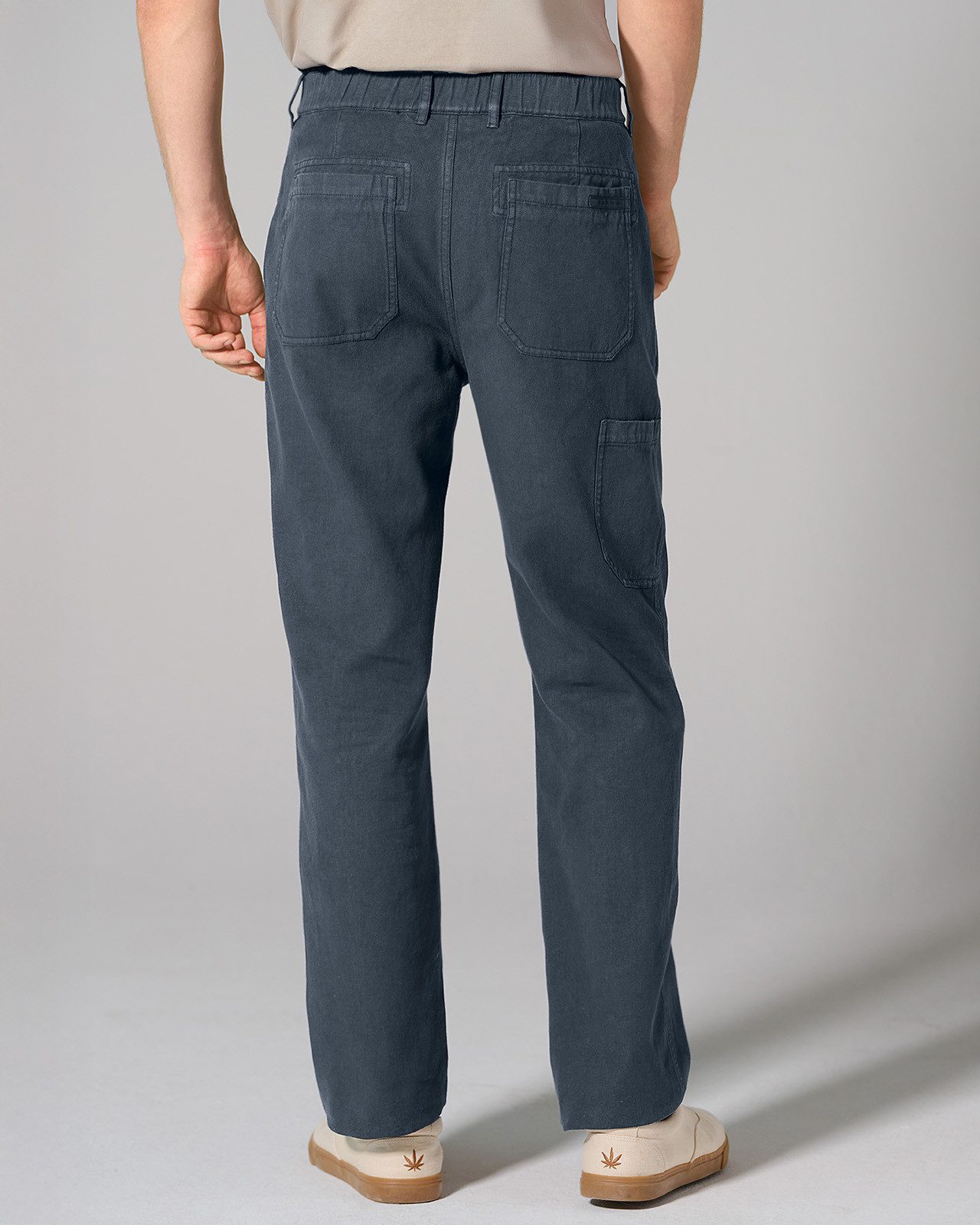 HempAge Cargohose Cargohose mit Bundfalte aus Hanf/Bio-Baumwolle