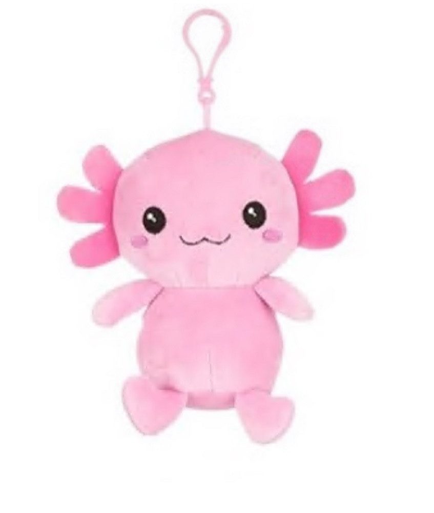 Kawaii Kuscheltier KAWAII Kuties Plüsch Kuscheltier Plüschfigur Bagclip 12 cm Axolotl (1-St), Stofftier für Kinder Anime Kawaii Plush Cute Plushie Geschenke