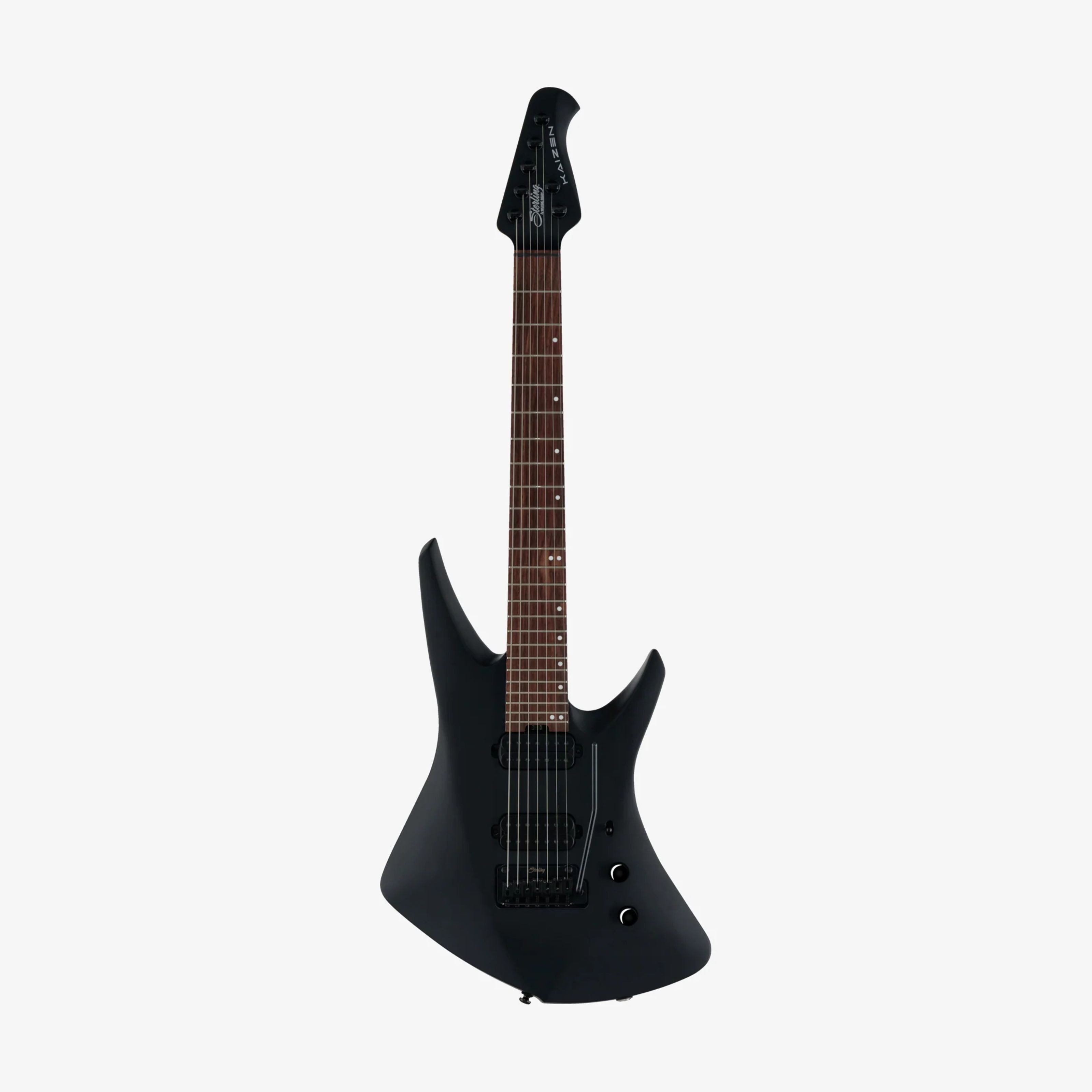 Sterling E-Gitarre, E-Gitarren, Andere Modelle, Kaizen 7 Stealth Black - E-Gitarre