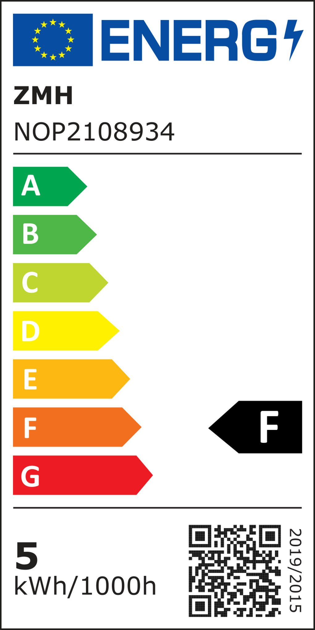 Energieeffizienzklasse: 