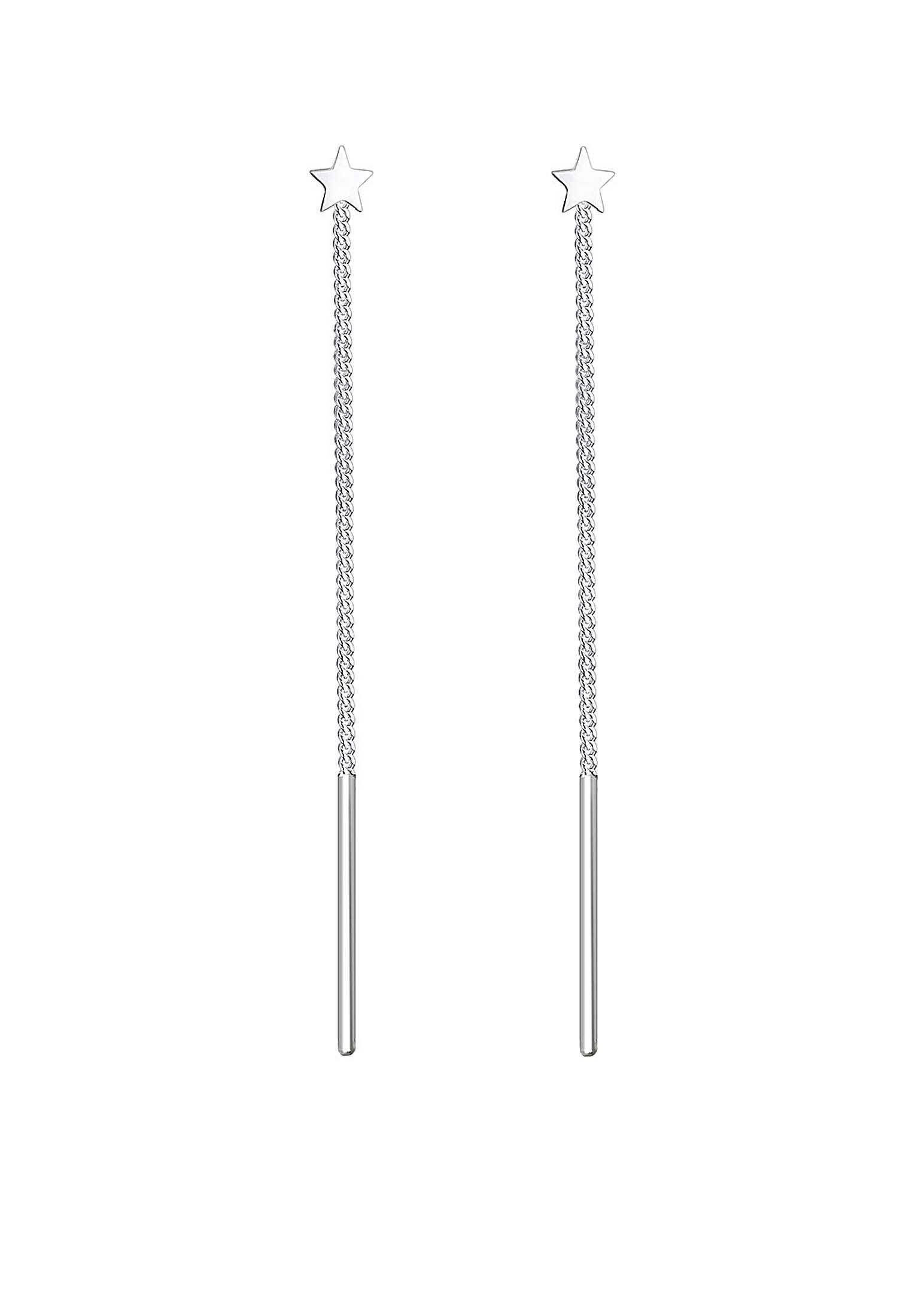 Elli Paar Ohrhänger Hänger Astro Sterne Basic Galaxy Trend 925 Silber, Ster günstig online kaufen