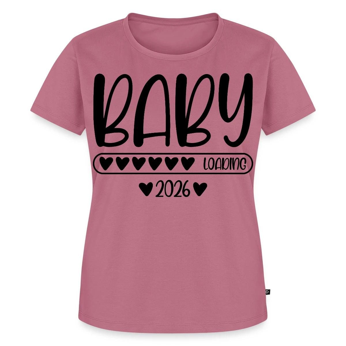 Spreadshirt T-Shirt Baby 2026 loading Frauen Premium T-Shirt (1-tlg)
