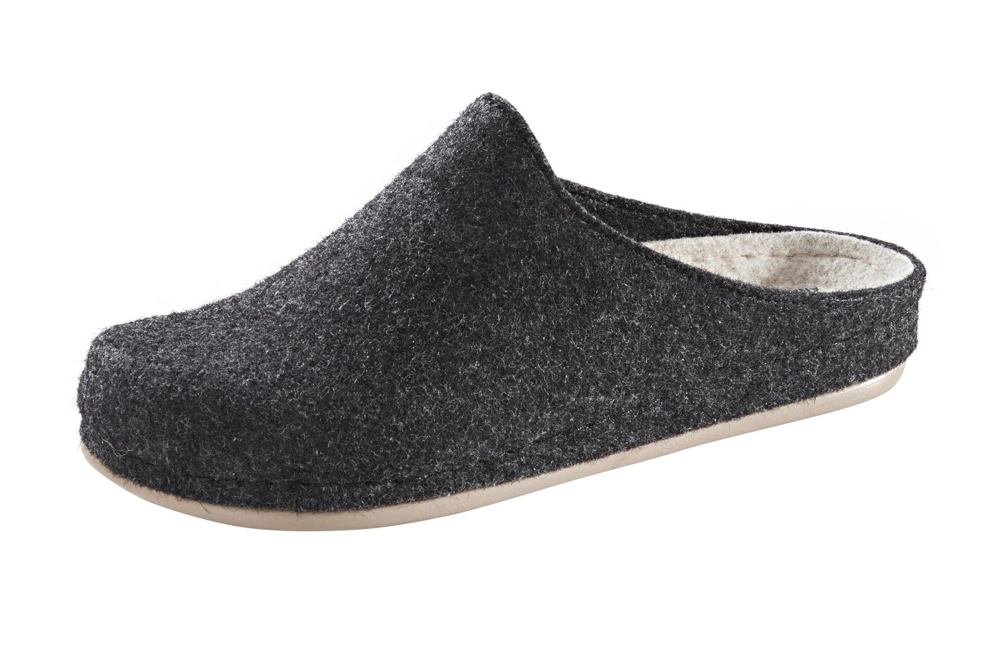 heine home Hausschuhe zum Schlupfen, Aus Wollfilz und Hausschuhe rot, 39,99 €