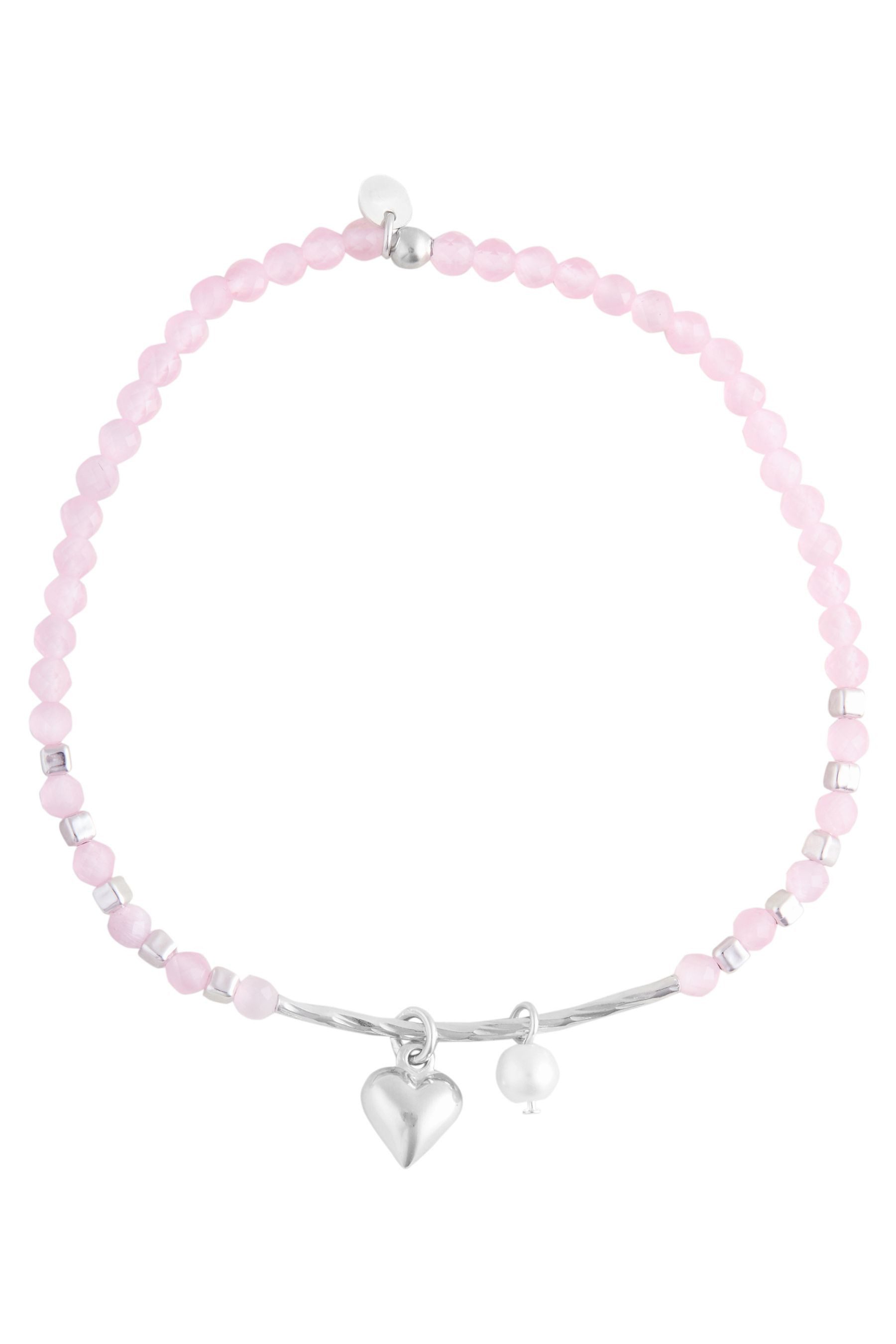 Next Armband Armband mit Perlen und Herzanhänger (1-tlg)