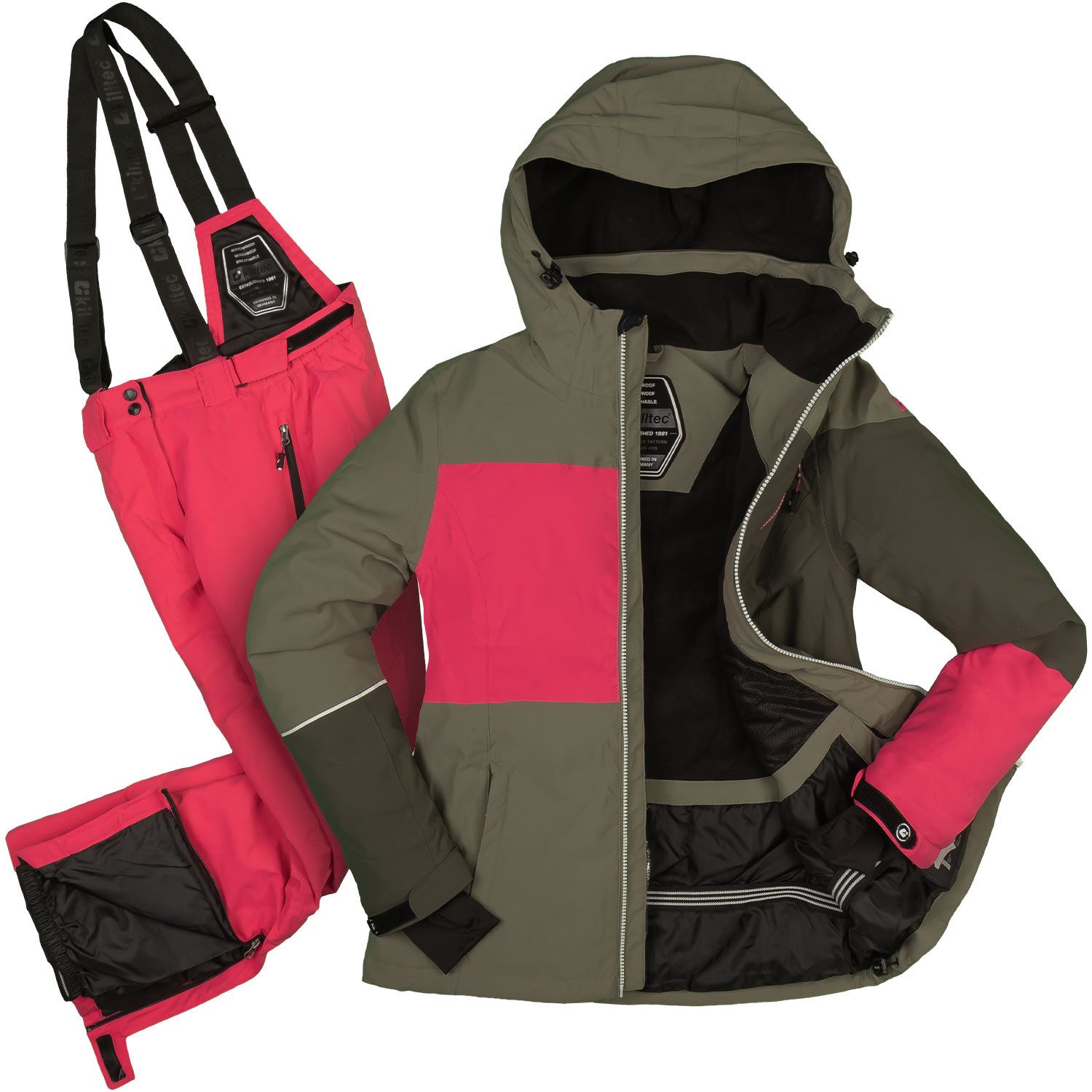 Killtec Skianzug Damen Skijacke grün + günstig online kaufen